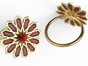 traditional moroccan ring 3d print model 3D Druckmodell