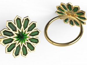 traditional moroccan ring 3d print model 3D Druckmodell