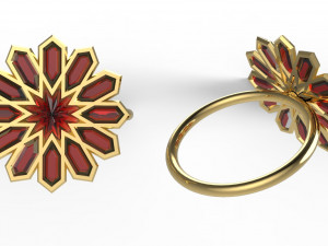 traditional moroccan ring 3d print model 3D Druckmodell