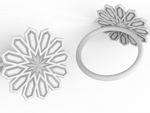 traditional moroccan ring 3d print model 3D Druckmodell