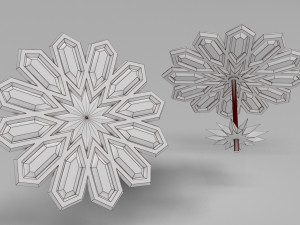 traditional moroccan earring 3d print model 3Dプリントモデル