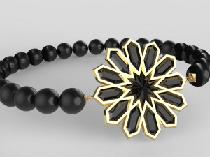 traditional moroccan bracelet 3d print model Modello di stampa 3D