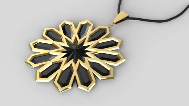 traditional moroccan necklace 3d print model 3D Print Model .c4d .max .obj .3ds .fbx .stl .blend 
