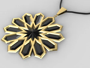 모로코 전통 목걸이 3D 프린트 모델 3D 프린트 모델