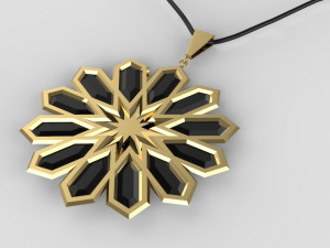 traditional moroccan necklace 3d print model 3D-printmodel