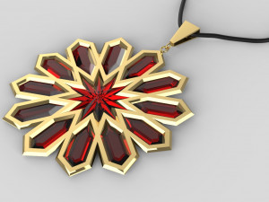 traditional moroccan necklace 3d print model 3D-printmodel