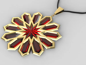 traditional moroccan necklace 3d print model 3D Print Model