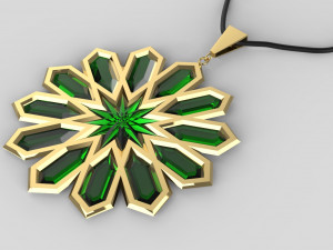 traditional moroccan necklace 3d print model 3D-printmodel