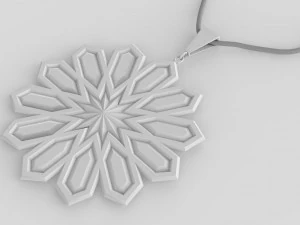 traditional moroccan necklace 3d print model 3D Print Model