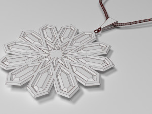 traditional moroccan necklace 3d print model 3D-printmodel