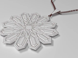 traditional moroccan necklace 3d print model 3D Print Model