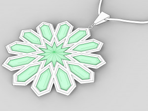 traditional moroccan necklace 3d print model 3D-printmodel