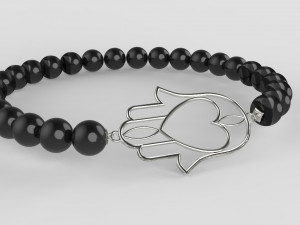 traditional moroccan bracelet khmisa 3d print model 3D प्रिंट मॉडल