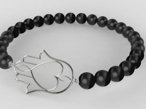 traditional moroccan bracelet khmisa 3d print model 3D प्रिंट मॉडल