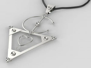 traditional moroccan amazigh necklace 3d print model 3D Print Model