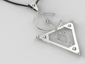 traditional moroccan amazigh necklace 3d print model 3D Print Model