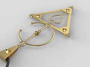 traditional moroccan amazigh necklace 3d print model 3D Print Model