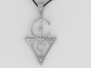 traditional moroccan amazigh necklace 3d print model 3D Print Model