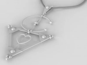 traditional moroccan amazigh necklace 3d print model 3D Print Model