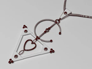 traditional moroccan amazigh necklace 3d print model 3D Print Model