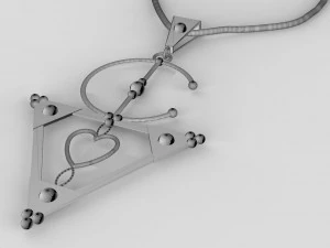 traditional moroccan amazigh necklace 3d print model 3D Print Model