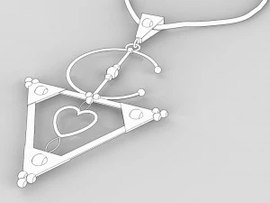 traditional moroccan amazigh necklace 3d print model 3D Print Model