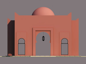 traditional moroccan house marrakech 3D Модель