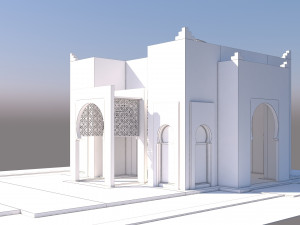 traditional moroccan house marrakech 3D Модель