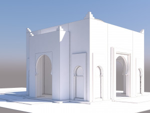 traditional moroccan house marrakech 3D Модель