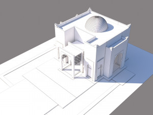 traditional moroccan house marrakech 3D Модель