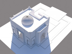 traditional moroccan house marrakech 3D Модель