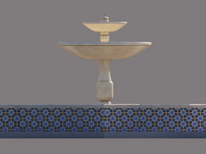 traditional moroccan fountain 3D Model