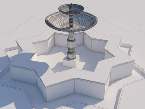 traditional moroccan fountain 3D Модель