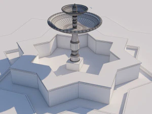 traditional moroccan fountain 3D Model