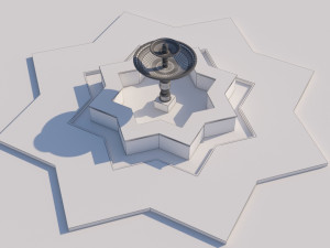 traditional moroccan fountain 3D Модель