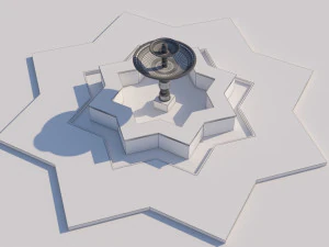 traditional moroccan fountain 3D Model