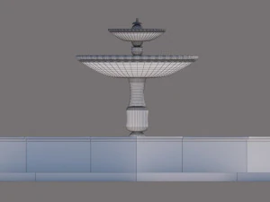traditional moroccan fountain 3D Model