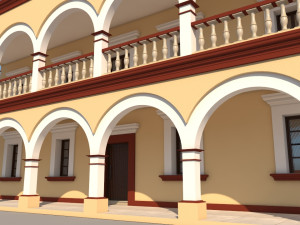mexican house 2 faces 3D-Modell