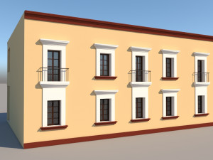 mexican house 2 faces 3D-Modell