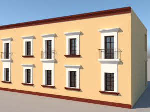 mexican house 2 faces 3D-Modell