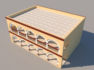 mexican house 2 faces 3D-Modell