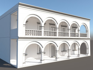 mexican house 2 faces 3D-Modell