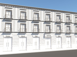 mexican hotel 2 faces 3D Model