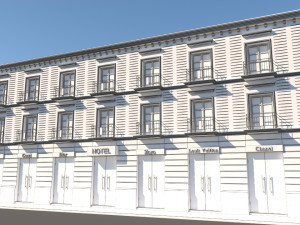 mexican hotel 2 faces 3D Model