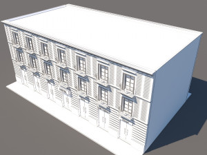 mexican hotel 2 faces 3D Model