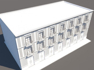 mexican hotel 2 faces 3D Model