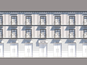 mexican hotel 2 faces 3D Model