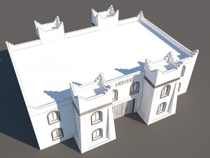 traditional moroccan hotel kasbah style 3Dモデル