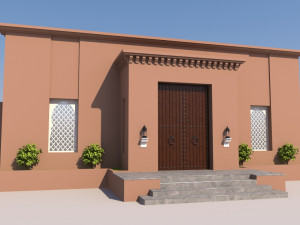traditional moroccan door marrakech city 3D मॉडल