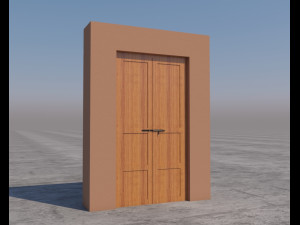 traditional moroccan door marrakech 3D Модель